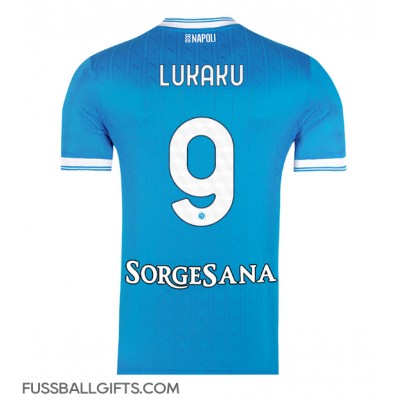 SSC Napoli Romelu Lukaku #9 Fußballbekleidung Heimtrikot 2025-26 Kurzarm SSC Napoli Romelu Lukaku #9 Fußballbekleidung Heimtrikot 2025-26 Kurzarm